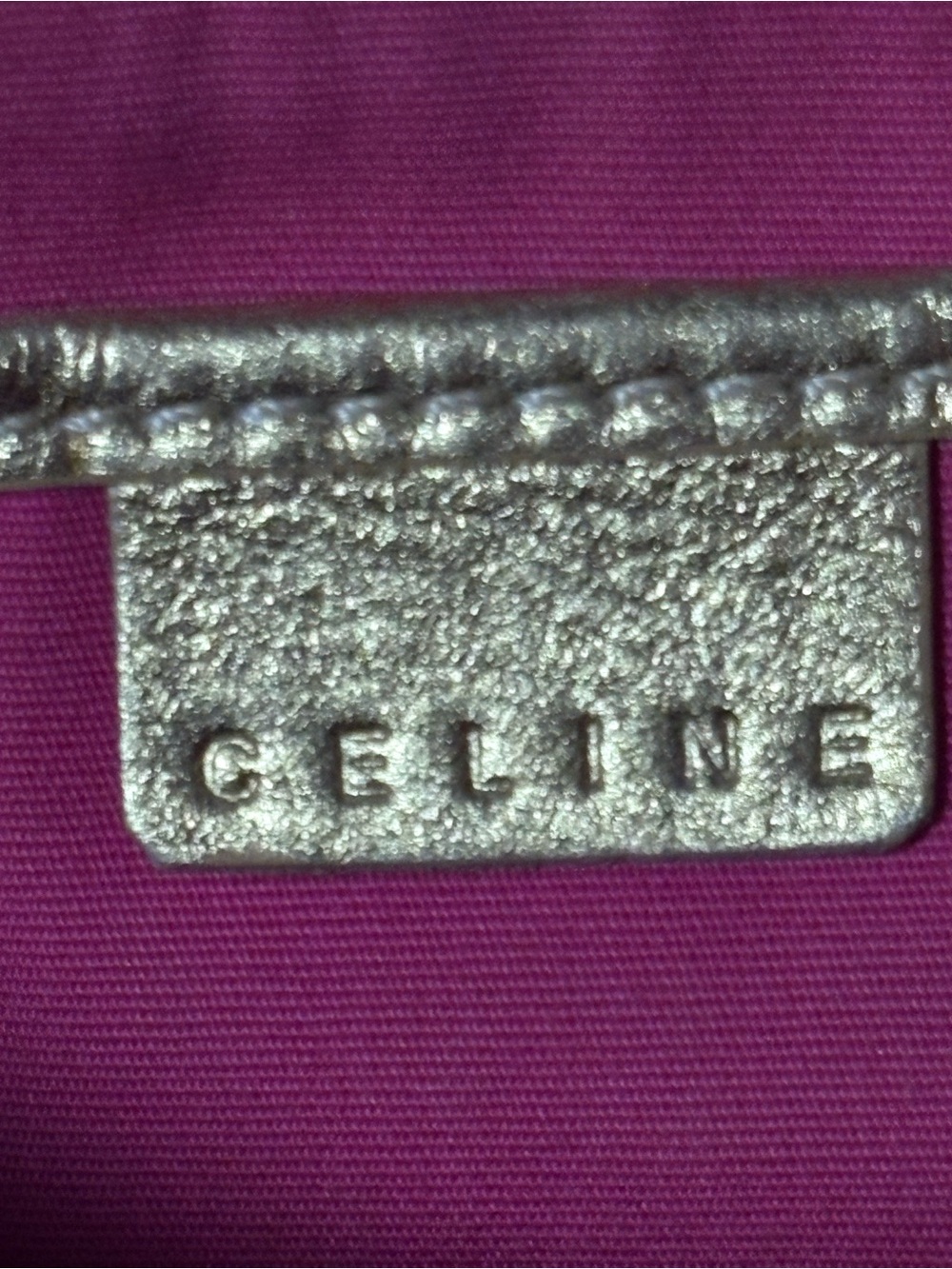 Celine Pink Macadam Pochette bag - Picture 10 of 15